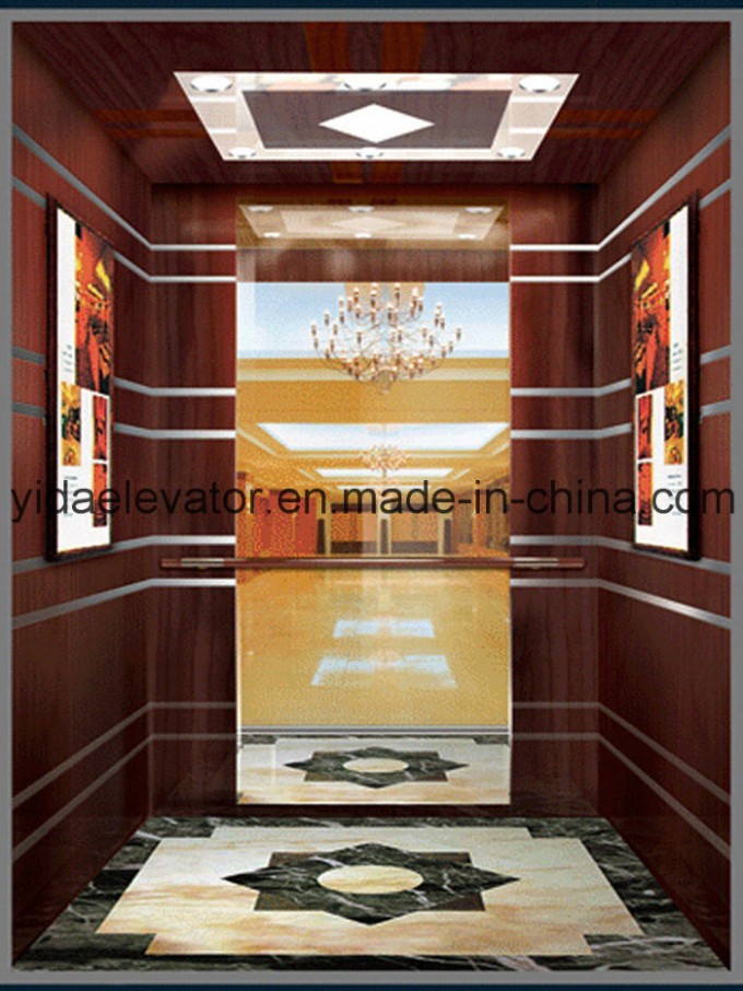 Passenger Elevator with Gearless Traction and Small Machine Room (JQ-B015) Image1