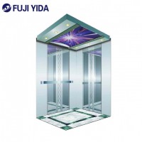 Mirror Stainless Steel Passenger Home Elevator