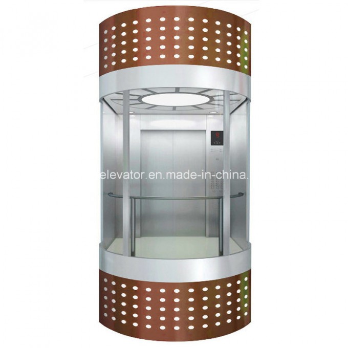 Hsgq-1403-Nice Panoramic Elevator Without Machine Room Image1