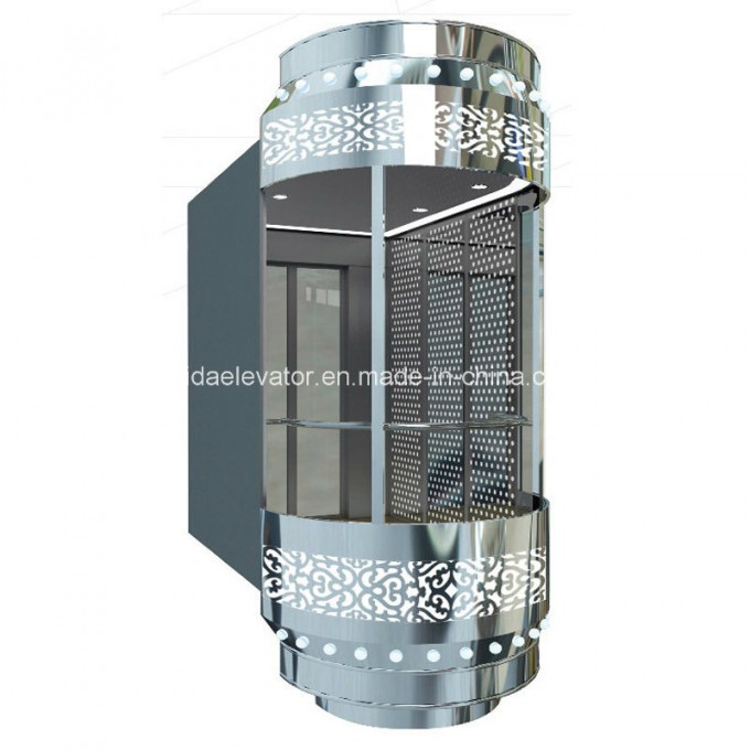 Hsgq-1402-Nice Panoramic Elevator with Machine Room Image1