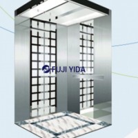 Passenger Elevator in Mirror Etching Stainless Steel
