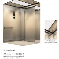 Elevator with Compact Machine Room