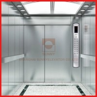 Speed 1~2.5m/S Low Noice and Safe Hospital Elevator