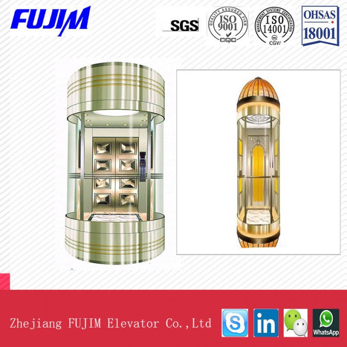 All Glass Sighting Elevator for Shopping Mall with High Satety Image1