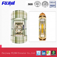 All Glass Sighting Elevator for Shopping Mall with High Satety