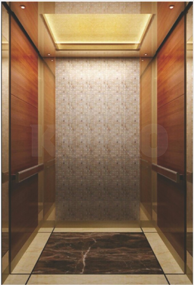 Ti-Gold Mirror Stainless Steel Passenger Elevator Image1