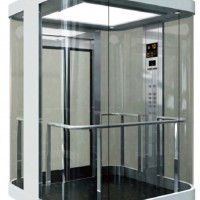 Sightseeing Elevator with Mini Machine Room
