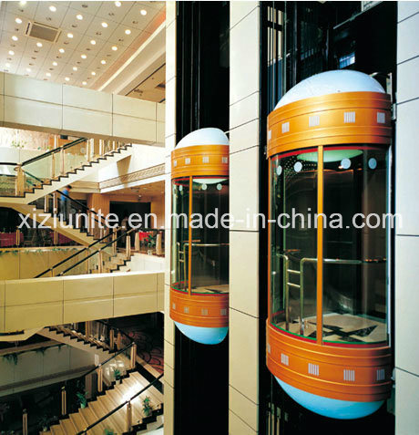 Panoramic Elevator with Glass Cabin for Sightseeing Image1
