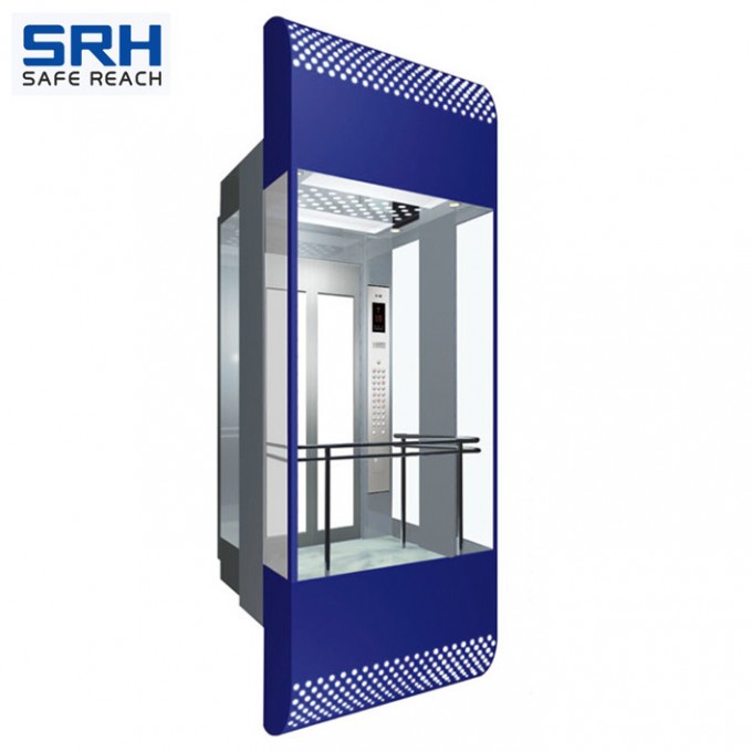 Specialized Round Effective Residential Sightseeing Lift Elevator Image1