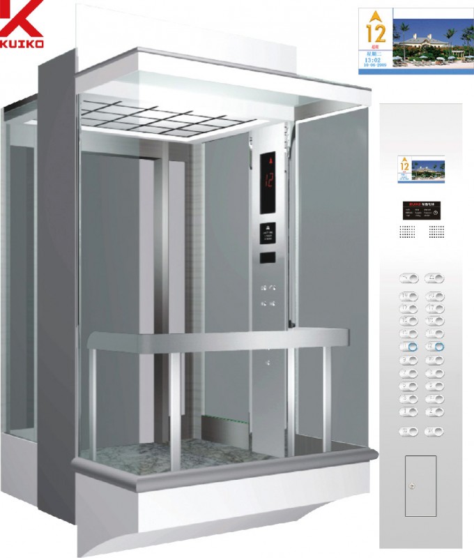 Featured Sightseeing Elevator with Double Door Sildes Image1