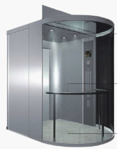 Semi-Circle Vvvf Controlglass Panoramic Elevator Image1
