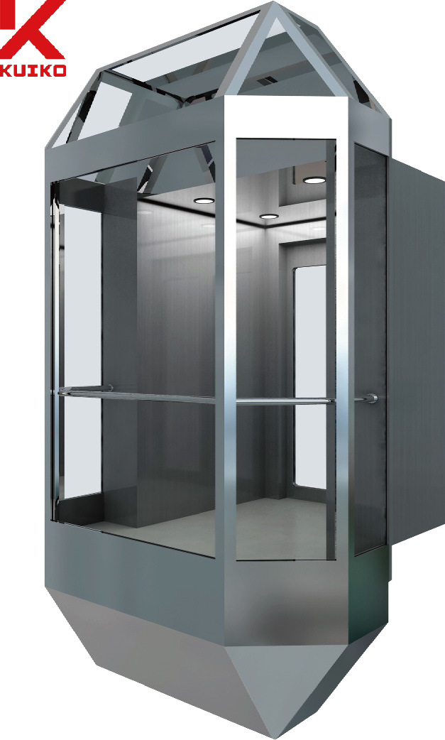 Kjx Sightseeing Elevator with Transparent Ceiling Image1
