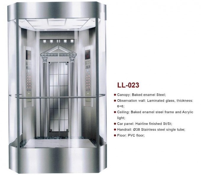 Sightseeing Elevators Capsule Lifts, Observation Elevator (LL-023) Image1