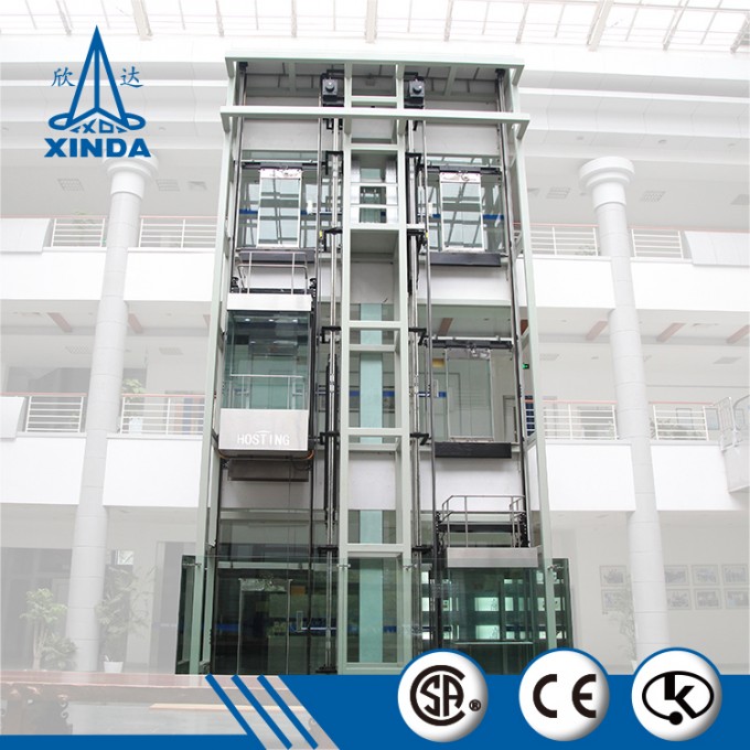 Best Domestic Elevators Cheap Passenger Panoramic Elevator with Glass Image1