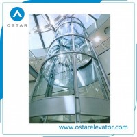 800kg 1.0m/S Round Observation Lift and Panoramic Elevator