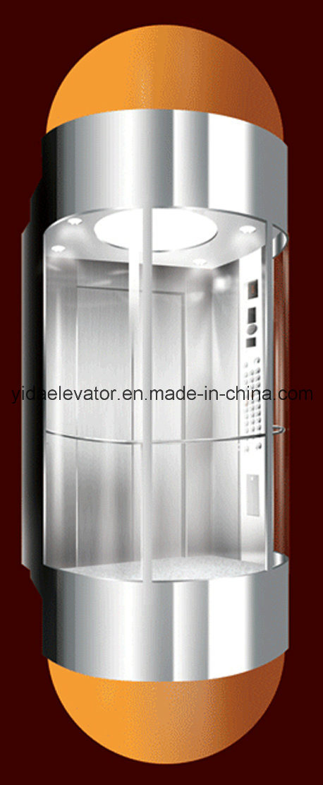 SGS Approved Semi-Circle Sightseeing Elevator Image1