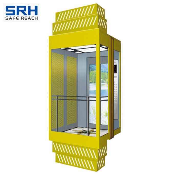 Round Effective Residential Panoramic Elevator Image1