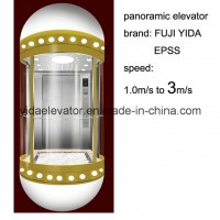 Panoramic Elevator with Glass Cabin for Sightseeing