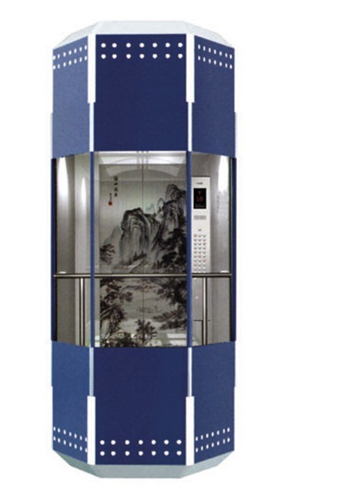 Germany Quality Small Machine Room Glass Observation Elevator (GRO20) Image1