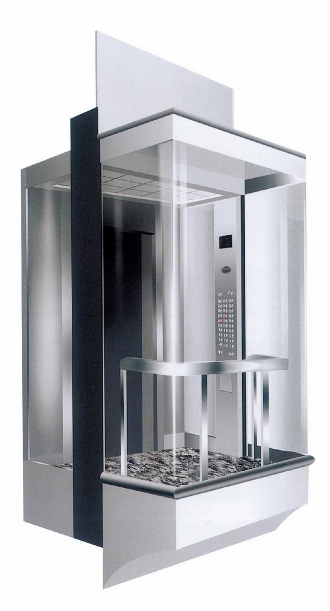 Panoramic Elevator with 800kg Square Cabin (LL-021) Image1