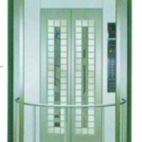 Semi-Circle Sightseeing Elevator with Rear Wall in Glass