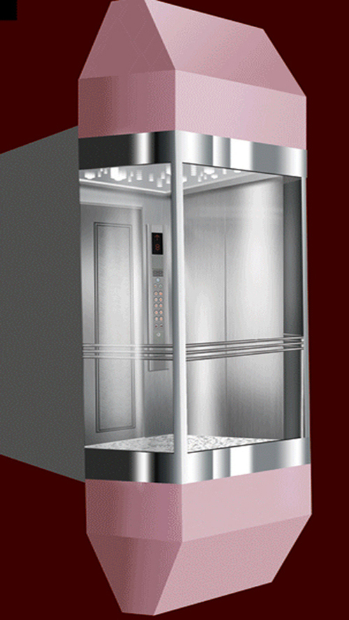 SGS Approved Square Type Sightseeing Elevator for Sale Image1