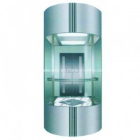 Machine Roomless Sightseeing Elevators with Full Glass Cabin Wall