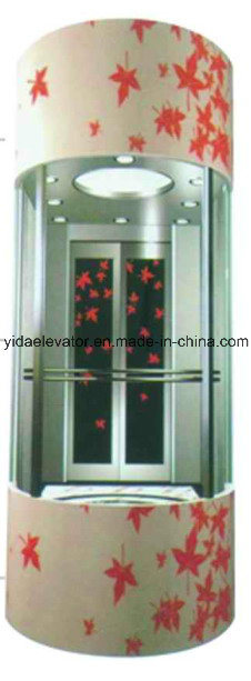 Panoramic Elevator with Semi-Circle Rear Wall in Glass Image1