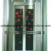 Panoramic Elevator with Semi-Circle Rear Wall in Glass