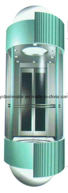 Semi-Circle Rear Wall Panoramic Elevator Image1