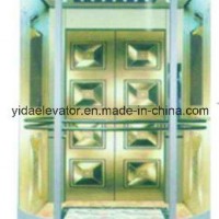 Panoramic Elevator with Etching Decoration