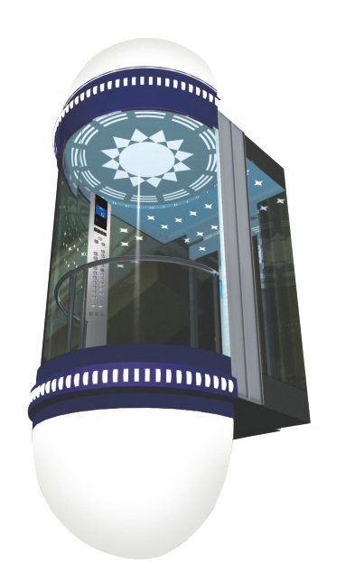 Glass Residential Observation Elevator for Market Image1