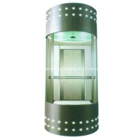 Luxury Sightseeing Elevator with Small Machine Room