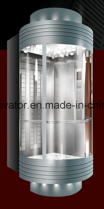 2016 New Design Panoramic Elevator with Gearless Machine Image1