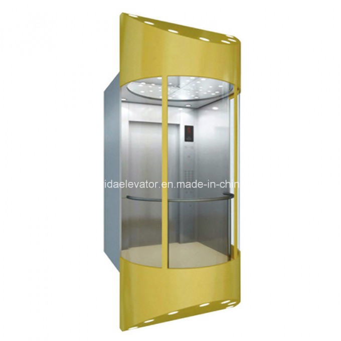 Hsgq-1408-Nice Designed Panoramic Elevator with Car Covers Image1