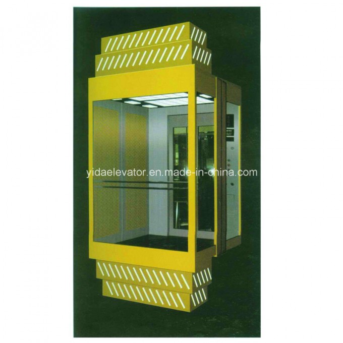 Nice Panoramic Elevator with Small Machine Room Image1