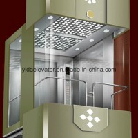 Classic Outdoor Panoramic Elevator with 3 Sides Glass
