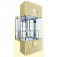 Hsgq-1412-Nice Designed Panoramic Elevator with Car Covers