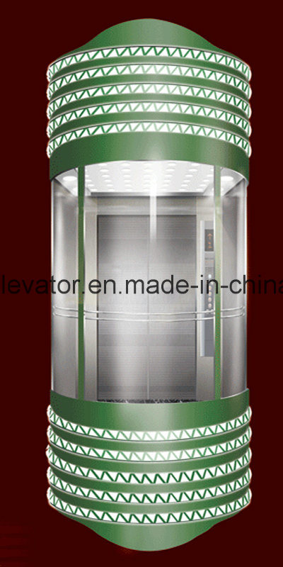Panoramic Elevator with Semicircle Glass Wall (JQ-A003) Image1