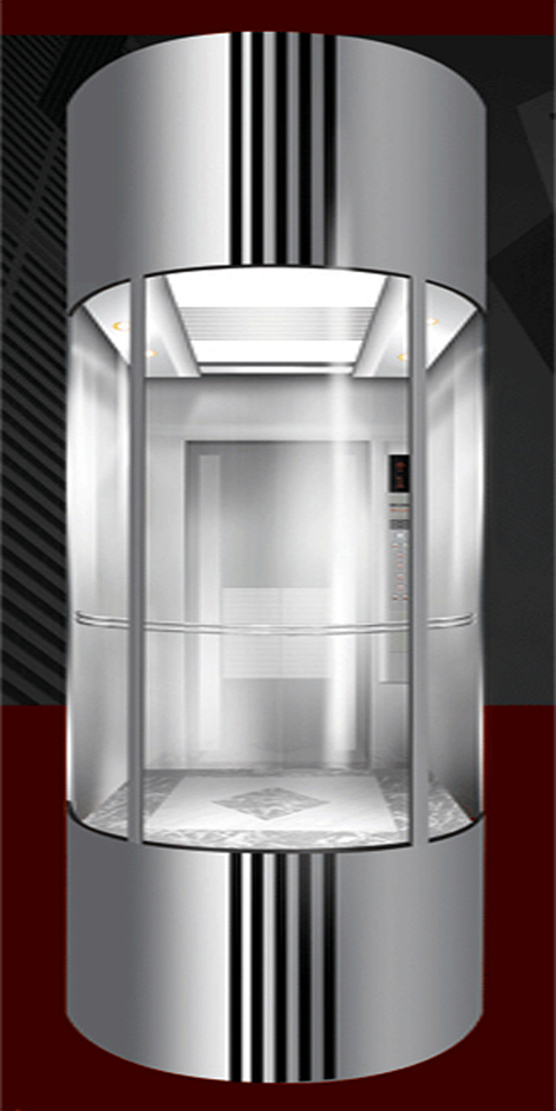 Panoramic Elevator with Glas in Rear Wall Image1