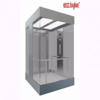 High Quality Residential Hydraulic Glass Elevator 1000kg Panoramic Elevator