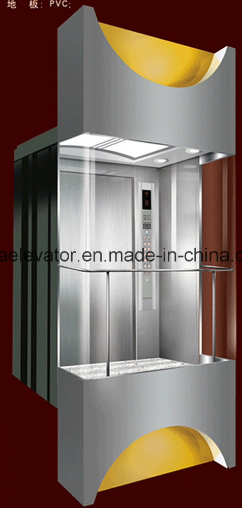 Square Shape Panoramic Elevator with 3 Sides Glass (JQ-A036) Image1