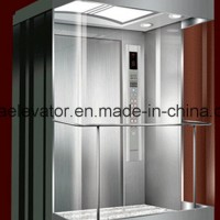 Square Shape Panoramic Elevator with 3 Sides Glass (JQ-A036)