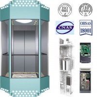 Observation Elevator with Capacity 1000kg Passenger Elevator