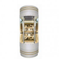 Graceful Observation Elevator with Beautiful Decoration