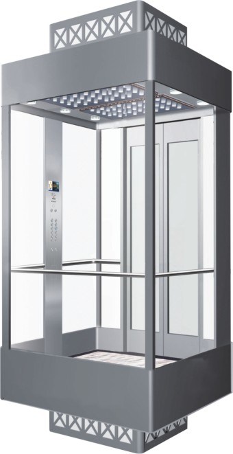Panoramic Passenger Elevator for Commercial Use Image1