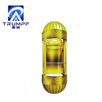 Laminated Safety Glass Home Panoramic Passenger Elevator for Homes
