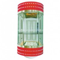 Luxury Observation Elevator with Small Machine Room