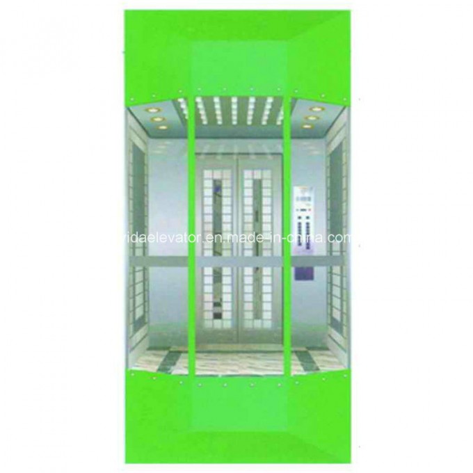 Modern Type Observation Elevator with Small Machine Room Image1