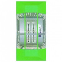 Modern Type Observation Elevator with Small Machine Room